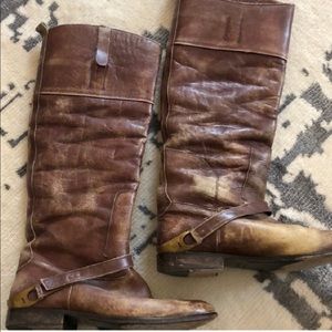 Golden Goose Distressed Leather Boots size 9